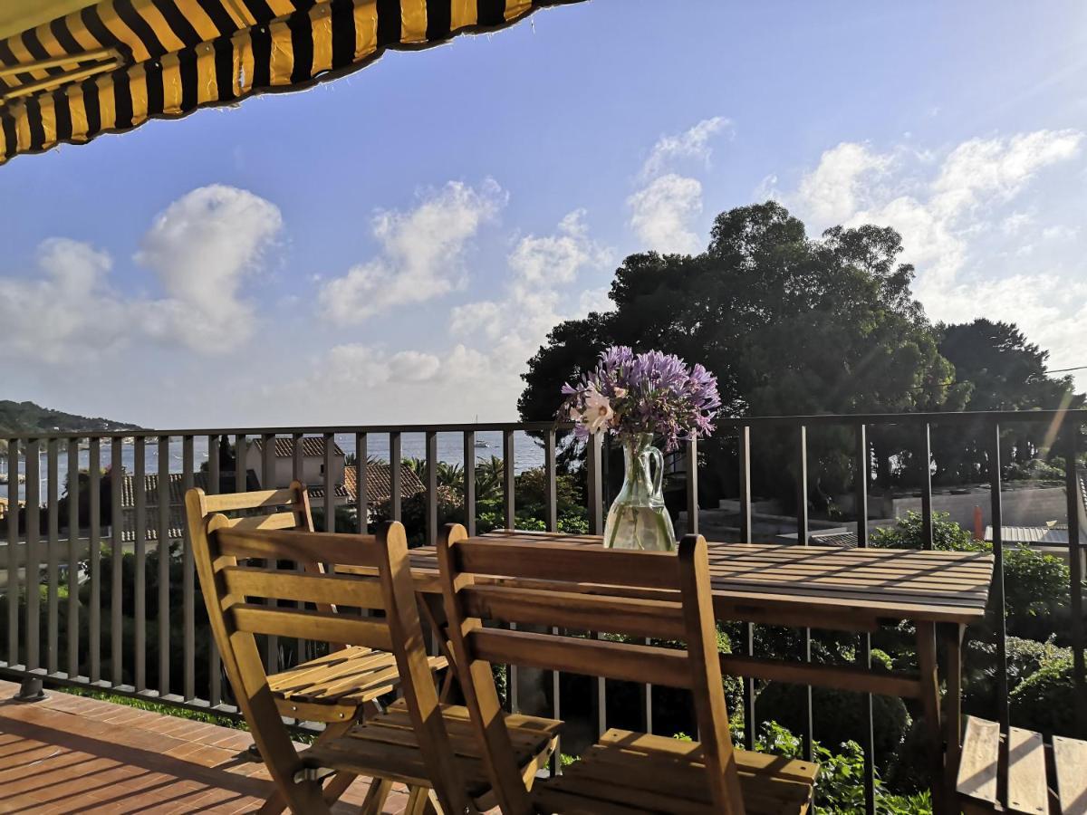 Agréable studio vue mer refait à neuf&climatisé Le Pradet Exterior foto